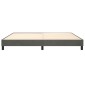 vidaXL Πλαίσιο Κρεβατιού Boxspring Σκούρο Γκρι 200x200 εκ. Βελούδινο