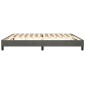 vidaXL Πλαίσιο Κρεβατιού Boxspring Σκούρο Γκρι 200x200 εκ. Βελούδινο
