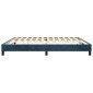 vidaXL Πλαίσιο Κρεβατιού Boxspring Σκούρο Μπλε 200x200 εκ. Βελούδινο