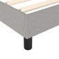 vidaXL Πλαίσιο Κρεβατιού Boxspring Ανοιχτό Γκρι 80x200 εκ. Υφασμάτινο