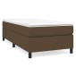 vidaXL Πλαίσιο Κρεβατιού Boxspring Σκούρο Καφέ 80x200 εκ. Υφασμάτινο