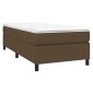 vidaXL Πλαίσιο Κρεβατιού Boxspring Σκούρο Καφέ 80x200 εκ. Υφασμάτινο