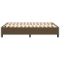vidaXL Πλαίσιο Κρεβατιού Boxspring Σκούρο Καφέ 140x200 εκ. Υφασμάτινο