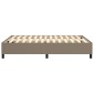 vidaXL Πλαίσιο Κρεβατιού Boxspring Taupe 140x200 εκ. Υφασμάτινο