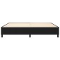vidaXL Πλαίσιο Κρεβατιού Boxspring Μαύρο 200x200 εκ. Υφασμάτινο