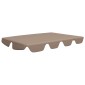 vidaXL Πανί Ανταλλακτικό για Κούνια Κήπου Taupe 188/168 x 145/110 εκ.
