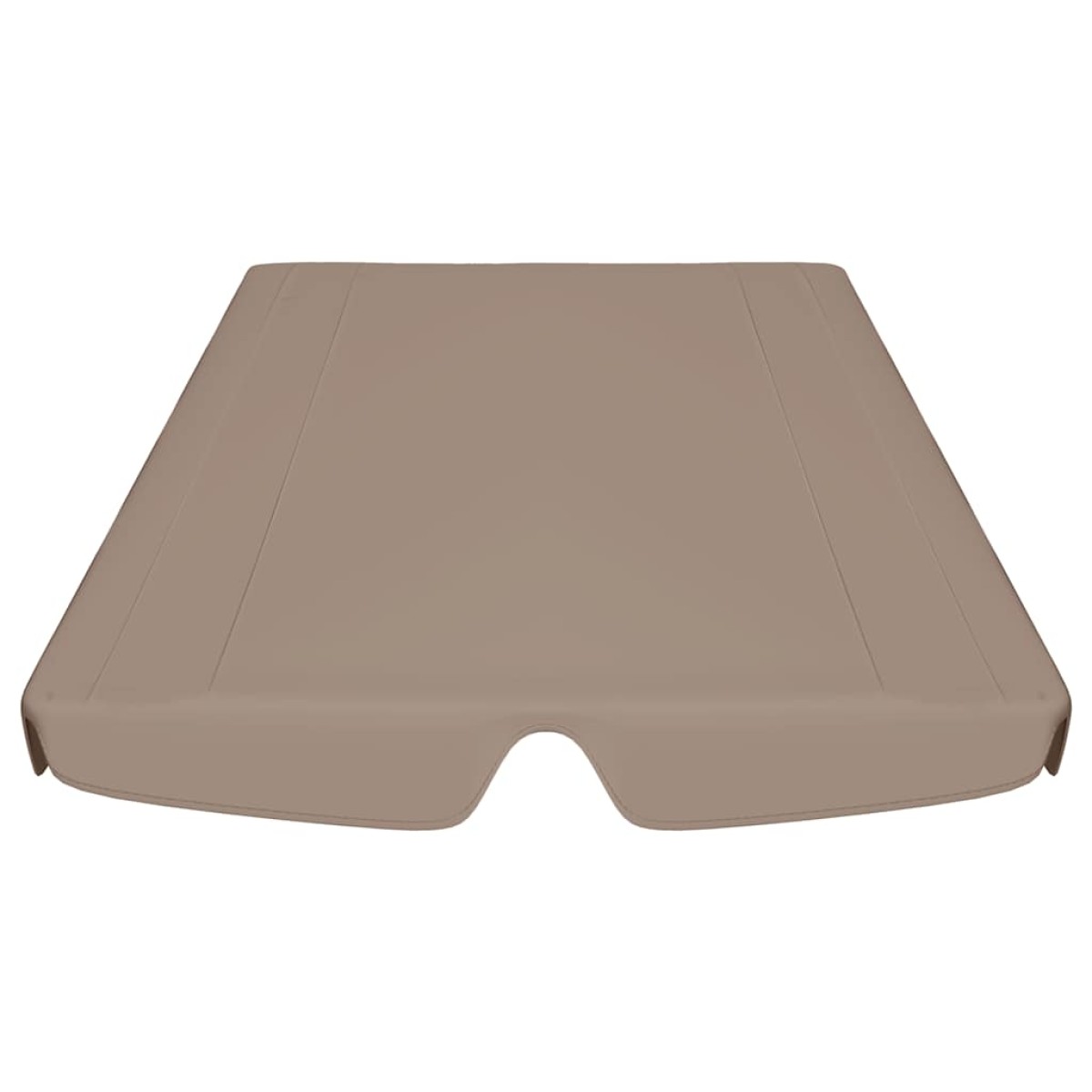 vidaXL Πανί Ανταλλακτικό για Κούνια Κήπου Taupe 188/168 x 145/110 εκ.