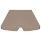 vidaXL Πανί Ανταλλακτικό για Κούνια Κήπου Taupe 188/168 x 145/110 εκ.