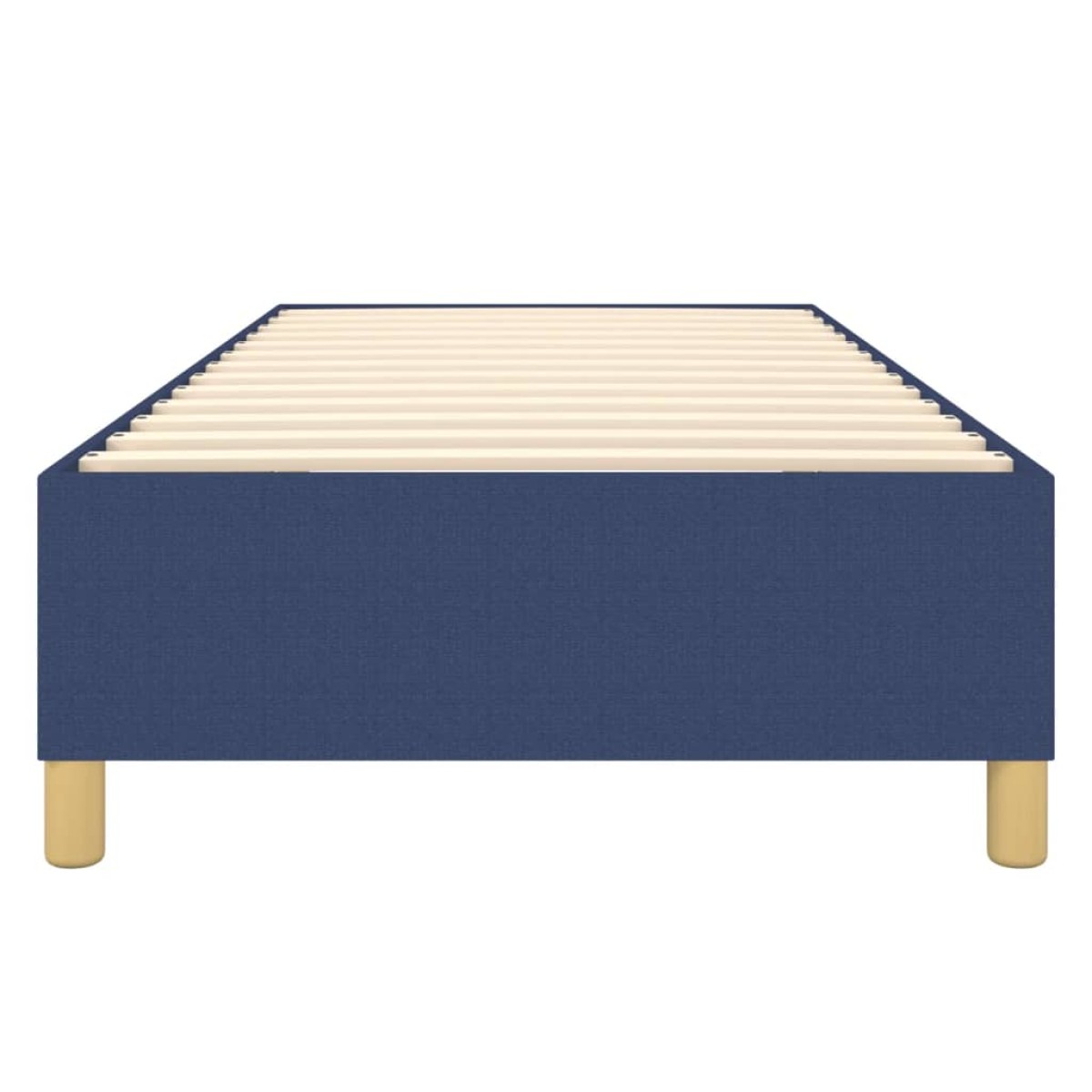 vidaXL Πλαίσιο Κρεβατιού Boxspring Μπλε 90x190 εκ. Υφασμάτινο