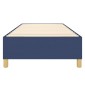 vidaXL Πλαίσιο Κρεβατιού Boxspring Μπλε 90x190 εκ. Υφασμάτινο