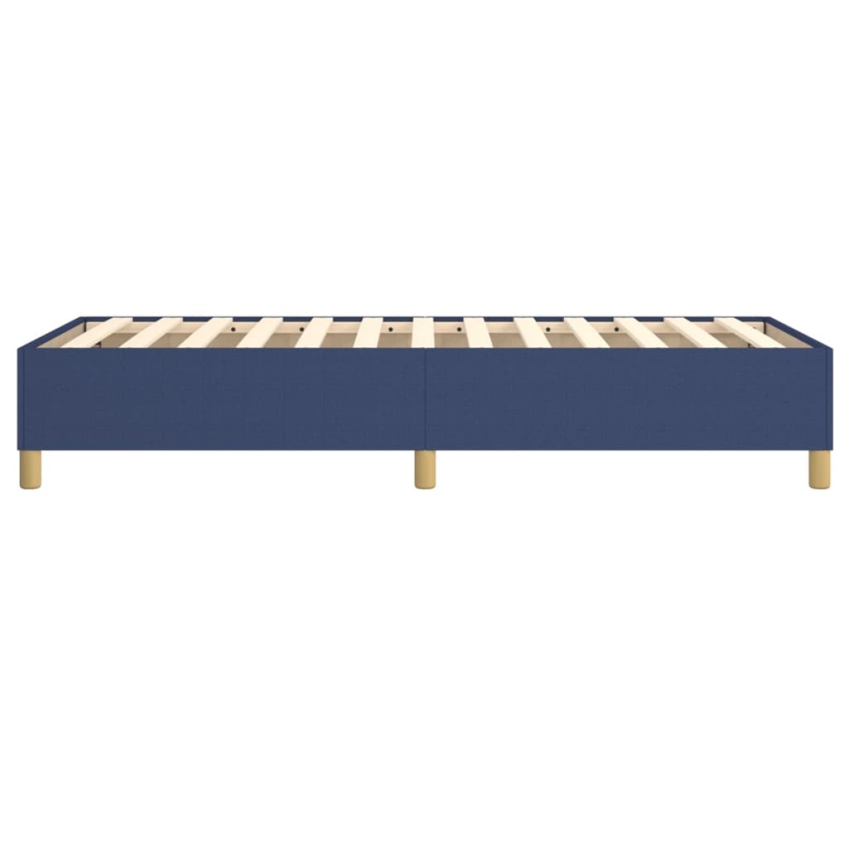 vidaXL Πλαίσιο Κρεβατιού Boxspring Μπλε 90x190 εκ. Υφασμάτινο