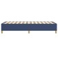 vidaXL Πλαίσιο Κρεβατιού Boxspring Μπλε 90x190 εκ. Υφασμάτινο