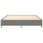 vidaXL Πλαίσιο Κρεβατιού Boxspring Σκούρο Γκρι 160x200 εκ. Υφασμάτινο
