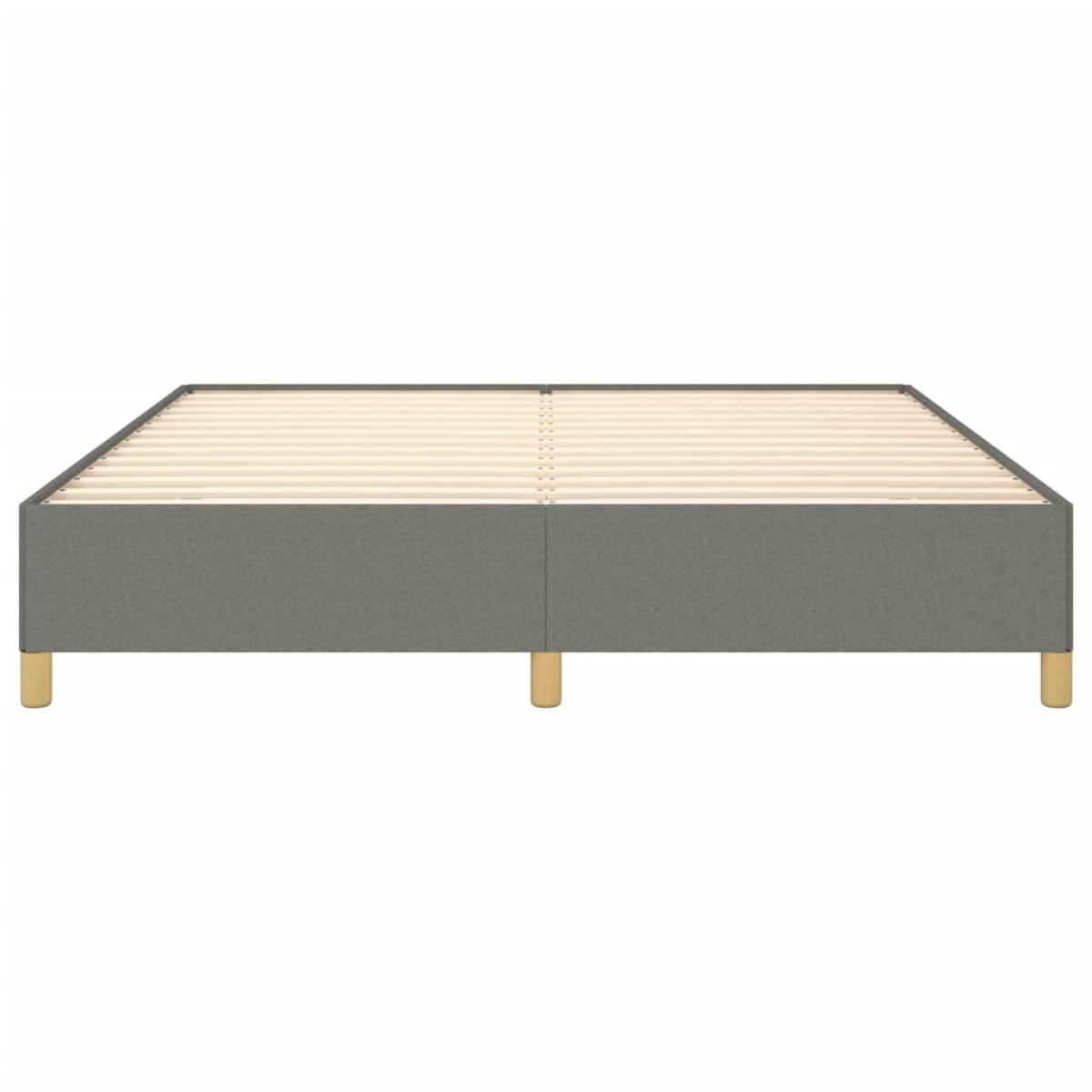 vidaXL Πλαίσιο Κρεβατιού Boxspring Σκούρο Γκρι 180x200 εκ. Υφασμάτινο