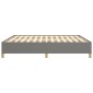vidaXL Πλαίσιο Κρεβατιού Boxspring Σκούρο Γκρι 180x200 εκ. Υφασμάτινο