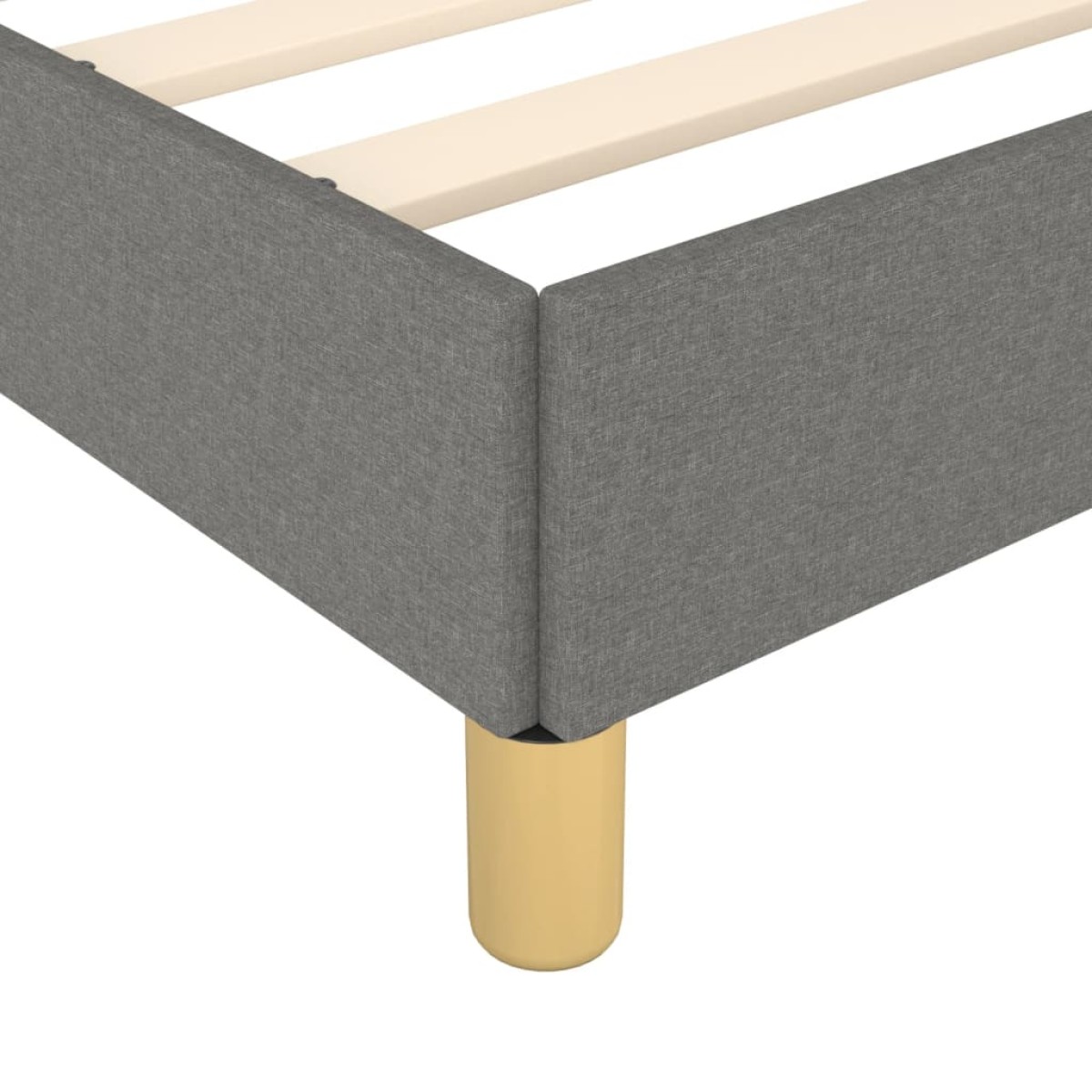 vidaXL Πλαίσιο Κρεβατιού Boxspring Σκούρο Γκρι 180x200 εκ. Υφασμάτινο