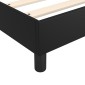 vidaXL Πλαίσιο Κρεβατιού Boxspring Μαύρο 80 x 200 εκ. Συνθετικό Δέρμα