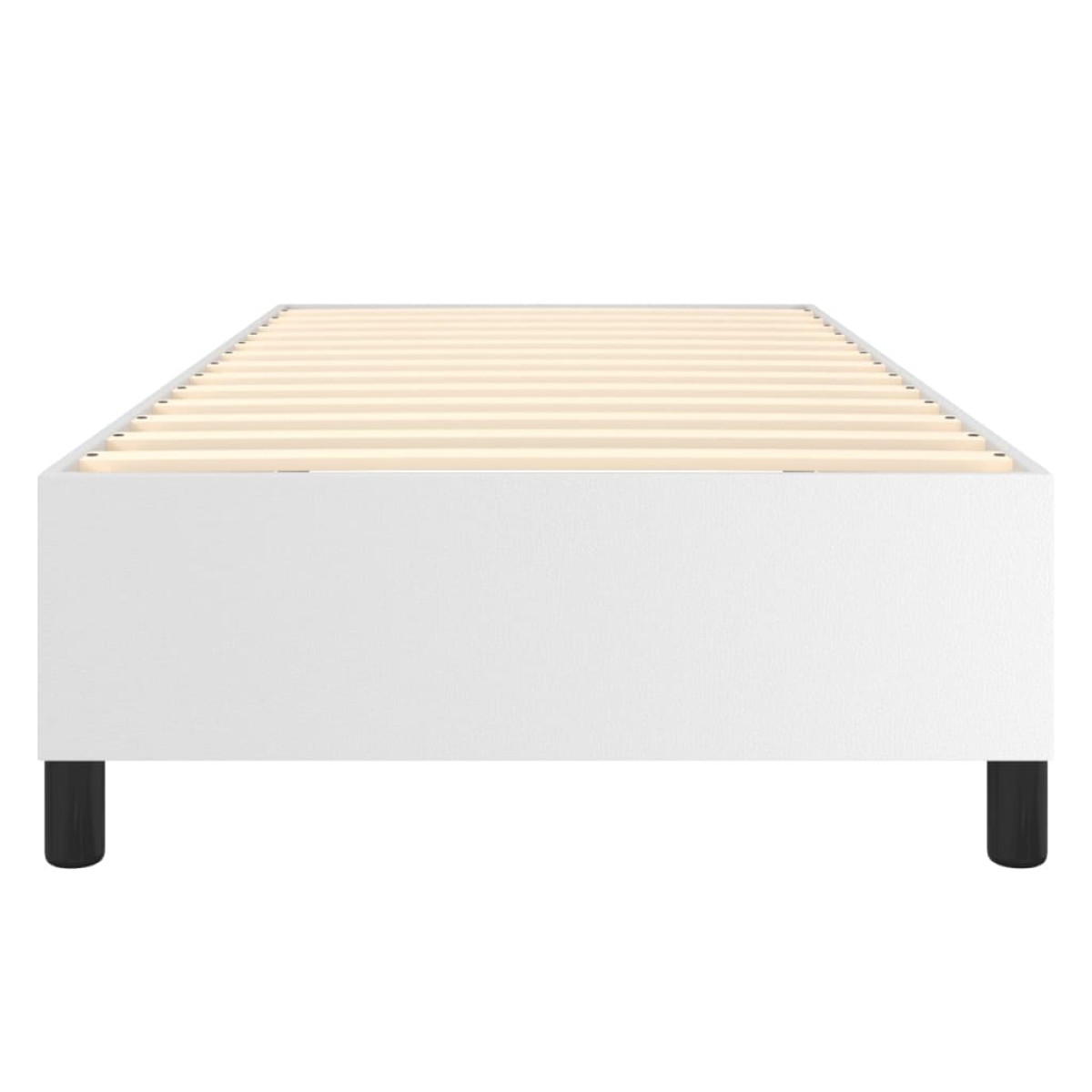 vidaXL Πλαίσιο Κρεβατιού Boxspring Λευκό 80 x 200 εκ. Συνθετικό Δέρμα