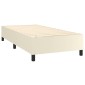 vidaXL Πλαίσιο Κρεβατιού Boxspring Κρεμ 80 x 200 εκ. Συνθετικό Δέρμα