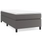 vidaXL Πλαίσιο Κρεβατιού Boxspring Γκρι 80 x 200 εκ. Συνθετικό Δέρμα