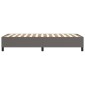 vidaXL Πλαίσιο Κρεβατιού Boxspring Γκρι 80 x 200 εκ. Συνθετικό Δέρμα