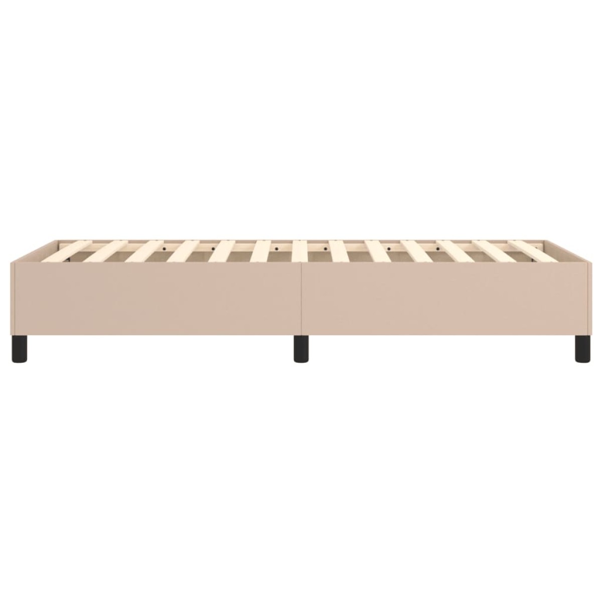 vidaXL Πλαίσιο Κρεβατιού Boxspring Καπουτσίνο 80x200 εκ. Συνθετ. Δέρμα