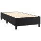 vidaXL Πλαίσιο Κρεβατιού Boxspring Μαύρο 90x190 εκ. Συνθετικό Δέρμα