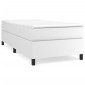 vidaXL Πλαίσιο Κρεβατιού Boxspring Λευκό 90x190 εκ. Συνθετικό Δέρμα