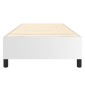 vidaXL Πλαίσιο Κρεβατιού Boxspring Λευκό 90x190 εκ. Συνθετικό Δέρμα