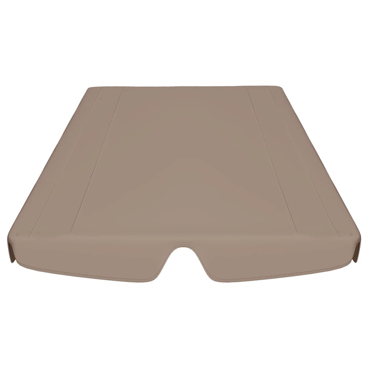 vidaXL Πανί Ανταλλακτικό για Κούνια Κήπου Taupe 150/130 x 70/105 εκ.