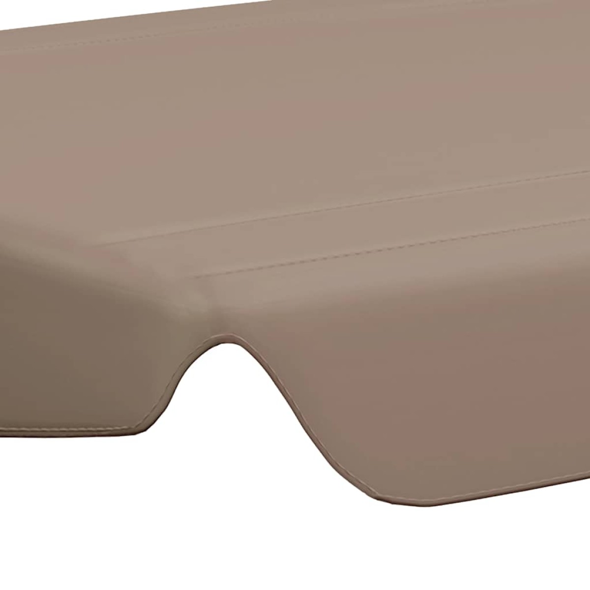 vidaXL Πανί Ανταλλακτικό για Κούνια Κήπου Taupe 150/130 x 70/105 εκ.