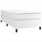 vidaXL Πλαίσιο Κρεβατιού Boxspring Λευκό 90x200 εκ. Συνθετικό Δέρμα