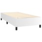 vidaXL Πλαίσιο Κρεβατιού Boxspring Λευκό 90x200 εκ. Συνθετικό Δέρμα