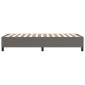 vidaXL Πλαίσιο Κρεβατιού Boxspring Γκρι 100x200 εκ. Συνθετικό Δέρμα