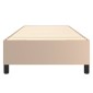vidaXL Πλαίσιο Κρεβατιού Boxspring Καπουτσίνο 100x200εκ. Συνθετ. Δέρμα