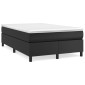 vidaXL Πλαίσιο Κρεβατιού Boxspring Μαύρο 120 x 200 εκ. Συνθετικό Δέρμα