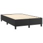 vidaXL Πλαίσιο Κρεβατιού Boxspring Μαύρο 120 x 200 εκ. Συνθετικό Δέρμα