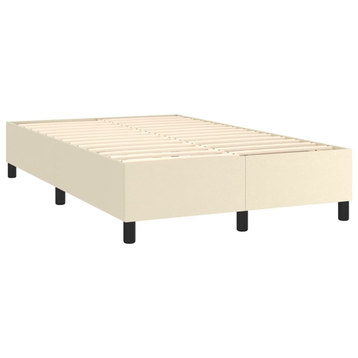 vidaXL Πλαίσιο Κρεβατιού Boxspring Κρεμ 120x200 εκ. Συνθετικό Δέρμα