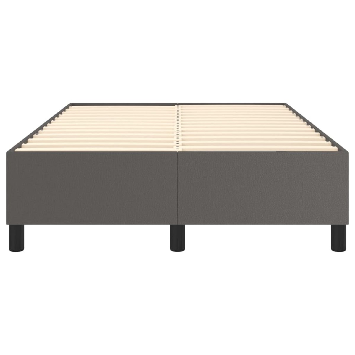 vidaXL Πλαίσιο Κρεβατιού Boxspring Γκρι 120x200 εκ. Συνθετικό Δέρμα