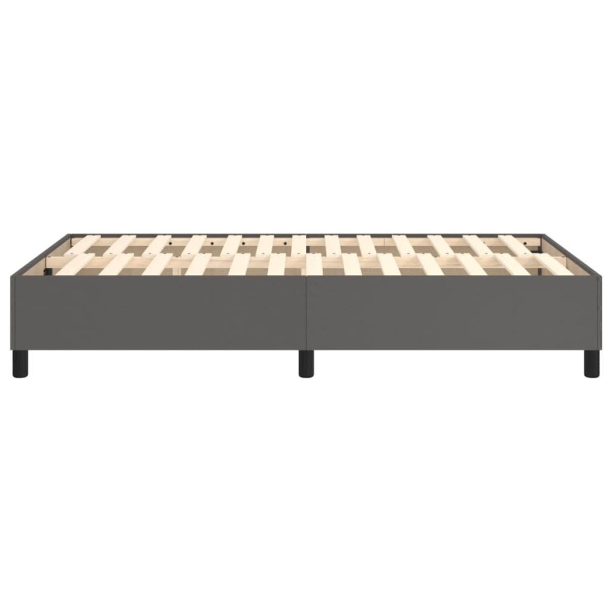 vidaXL Πλαίσιο Κρεβατιού Boxspring Γκρι 120x200 εκ. Συνθετικό Δέρμα