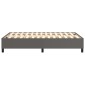 vidaXL Πλαίσιο Κρεβατιού Boxspring Γκρι 120x200 εκ. Συνθετικό Δέρμα