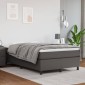 vidaXL Πλαίσιο Κρεβατιού Boxspring Γκρι 120x200 εκ. Συνθετικό Δέρμα