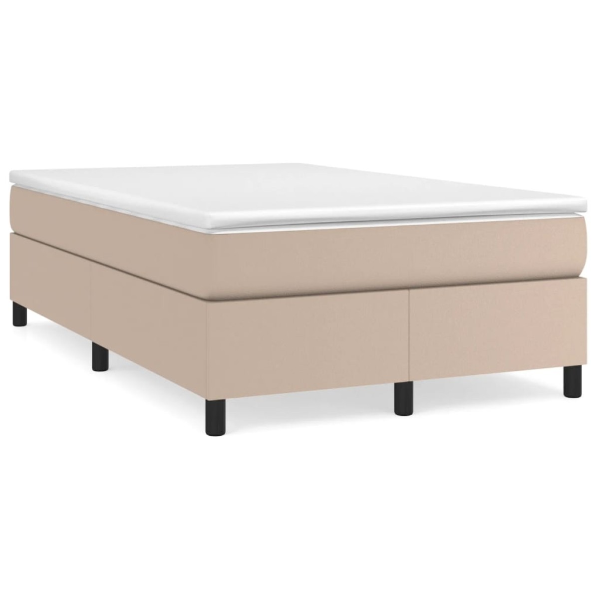 vidaXL Πλαίσιο Κρεβατιού Boxspring Καπουτσίνο 120x200εκ. Συνθετ. Δέρμα