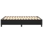 vidaXL Πλαίσιο Κρεβατιού Boxspring Μαύρο 140x190 εκ. Συνθετικό Δέρμα
