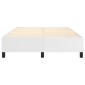 vidaXL Πλαίσιο Κρεβατιού Boxspring Λευκό 140x190 εκ. Συνθετικό Δέρμα