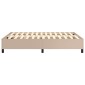 vidaXL Πλαίσιο Κρεβατιού Boxspring Καπουτσίνο 140x190εκ. Συνθετ. Δέρμα