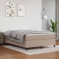 vidaXL Πλαίσιο Κρεβατιού Boxspring Καπουτσίνο 140x190εκ. Συνθετ. Δέρμα