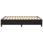 vidaXL Πλαίσιο Κρεβατιού Boxspring Μαύρο 140x200 εκ. Συνθετικό Δέρμα