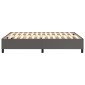 vidaXL Πλαίσιο Κρεβατιού Boxspring Γκρι 140x200 εκ. Συνθετικό Δέρμα