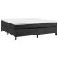 vidaXL Πλαίσιο Κρεβατιού Boxspring Μαύρο 160x200 εκ. Συνθετικό Δέρμα